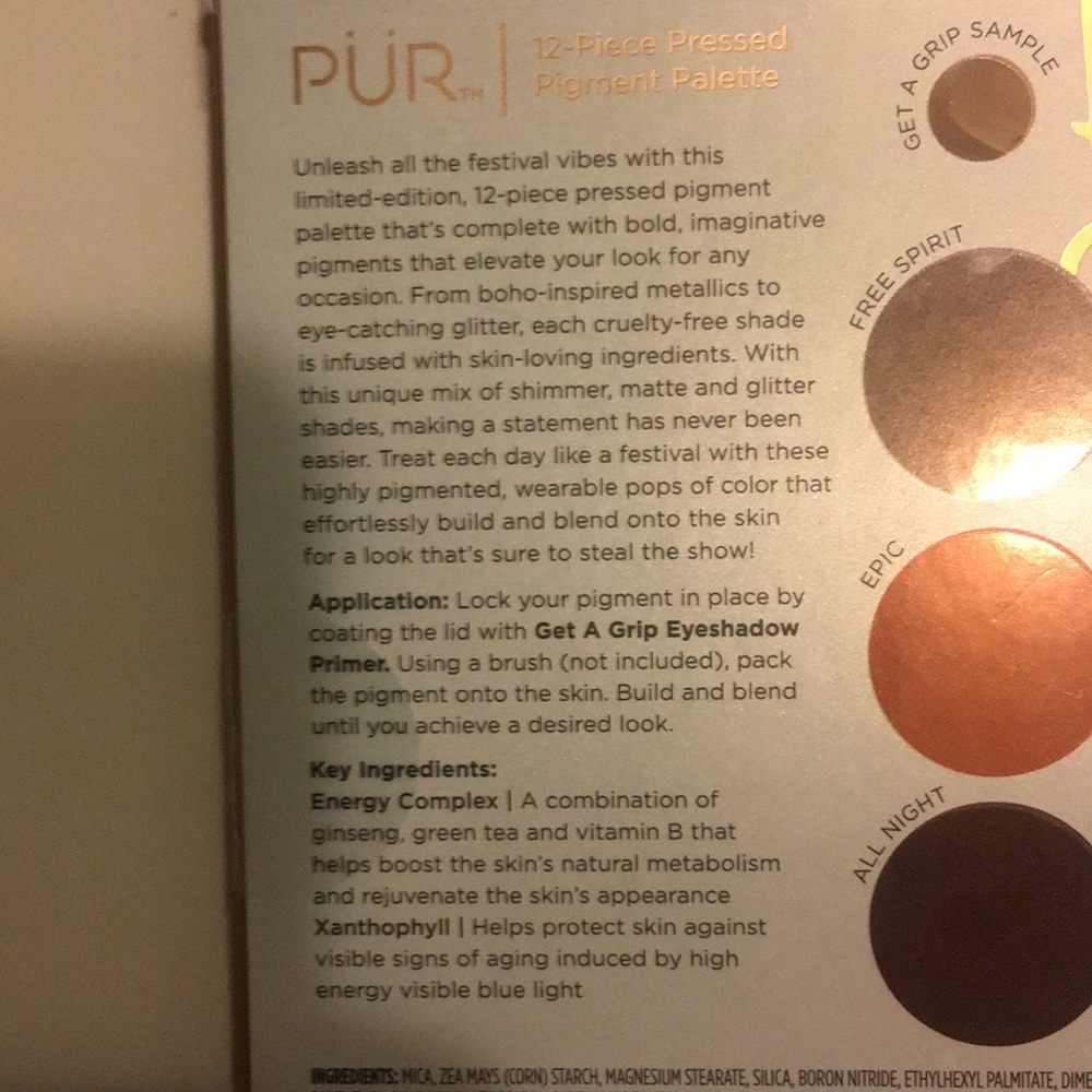 PUR festival pressed pigment palette - Picture 6 of 6